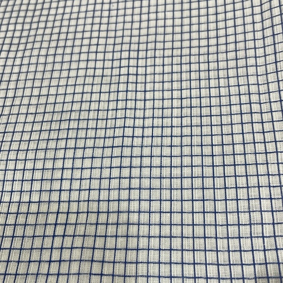 Vintage fabric remnants, blue/white check, black/peach stripe, peach stripe - Picture 6 of 14